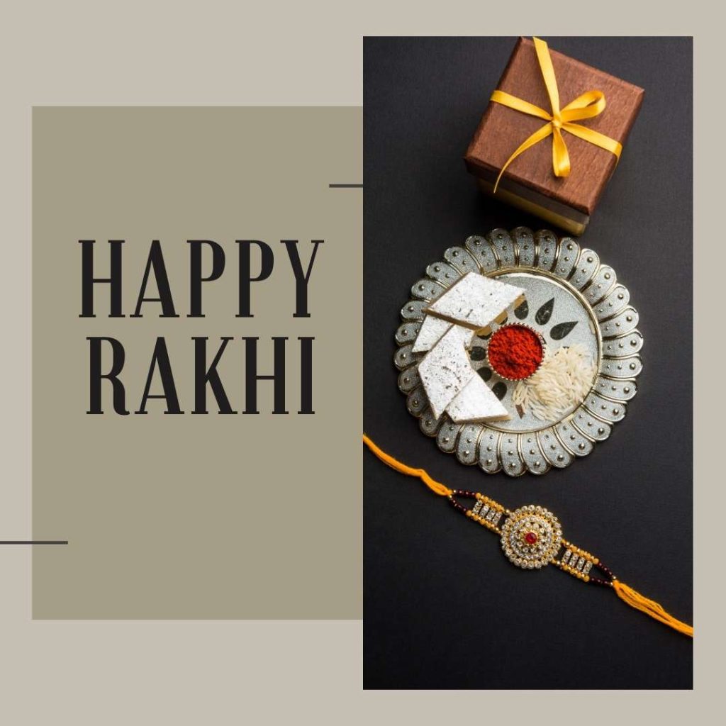 Happy Rakshabandhan image with gift